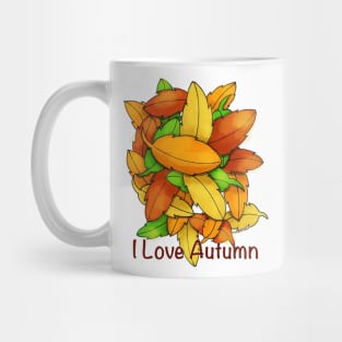 I Love Autumn Mug